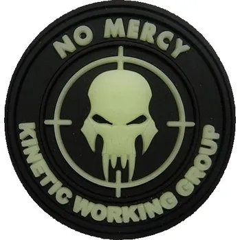 Nášivka Nášivka NO MERCY - KINETIC GROUP plast GLOW (Nášivka NO MERCY - KINETIC GROUP plast GLOW)
