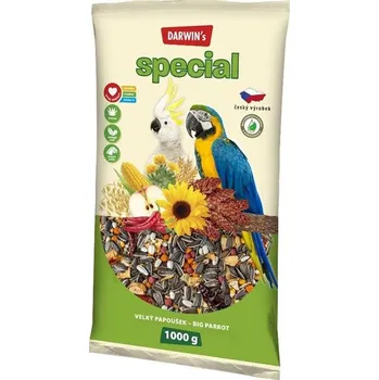 Krmivo pro ptáka NUTRIN s.r.o. Darwins Speciál velký papoušek 1 kg