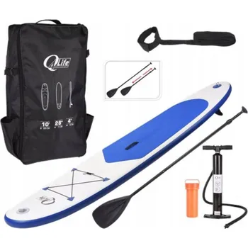 PROFESIONÁLNÍ SUP PRKNO Q4LIFE / 305x71x10 cm / 100 kg / PÁDLO 178-220