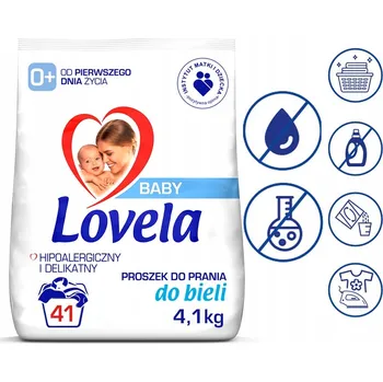 Prací prostředek Lovela Baby White 4,1 Kg Proszek na praní bílého prádla