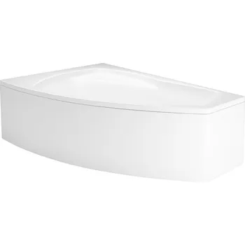 Vana Asymetrická akrylátová vana Essente Ibiza, odtok uprostřed, 160 x 105 cm