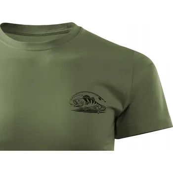 Tričko ForestMax Rybářské tričko T-shirt s potiskem FORESTMAX krátký rukáv vel. 4XL