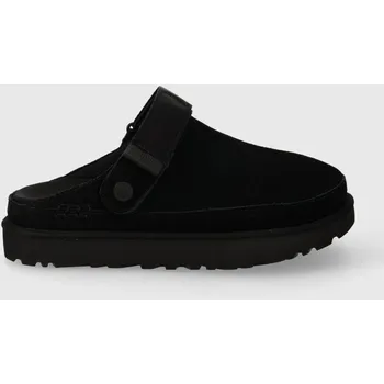 Dámské pantofle Semišové papuče UGG Goldenstar Clog černá barva, 1138252 1138252.BLK 99X, EUR 39