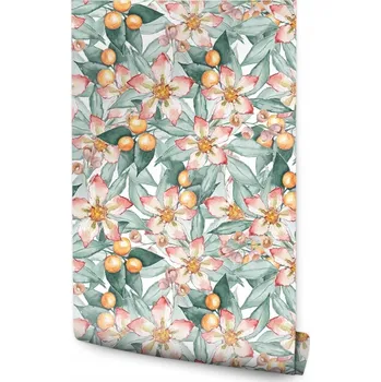 Fototapeta Tapeta Barevné listy a květy /118608858