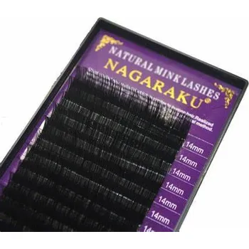 Umělé řasy Řasy Nagaraku Mink B 0,07 13 mm 16 proužků černé