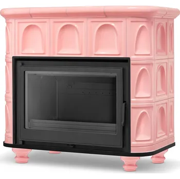 Krbová kamna Kamna kachlový krb koza litinová vložka FLORENCIE Barbie Pink
