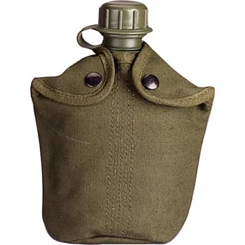 Láhev Obal na polní láhev 1L plátěný ZELENÝ (Obal na polní láhev 1L plátěný ZELENÝ)