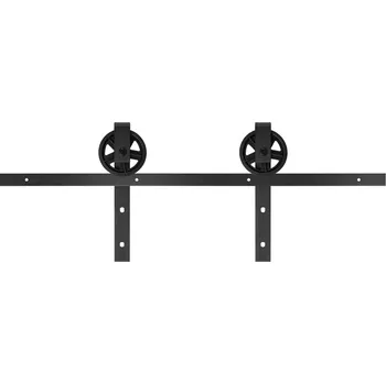 Nábytkové kování MP kování MP posuvný systém Vintage 1 s kolejnicí a tlumičem (železo)