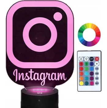 Lampička Plexido vícebarevná Noční lampa