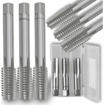 Závitořezný nástroj Závitníky UNC č. 8-32 Sada 3x závitník UNIFIKOVANÝ strojní ruční