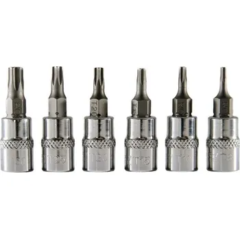 SADA TRUBKOVÝCH KLÍČŮ 1/4 TORX T8-T30, 6 KS OK014701 ROOKS