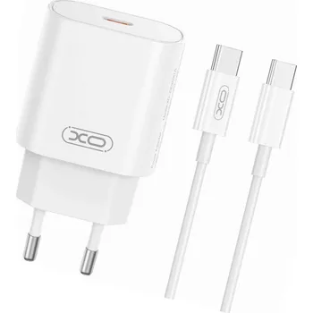 Rychlá nabíječka XO 25W se 2 vstupy a kabelem USB-C pro iPhone 16 Pro Max