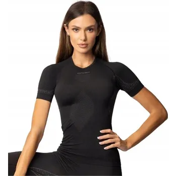 SPAIO Motocyklové funkční tričko s dlouhým rukávem BREEZE černé, vel. L