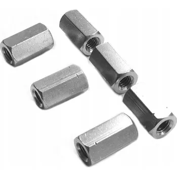 Matice PRODLUŽOVACÍ MATICE M8 24mm 100 Ks SPOJOVACÍ DLOUHÁ