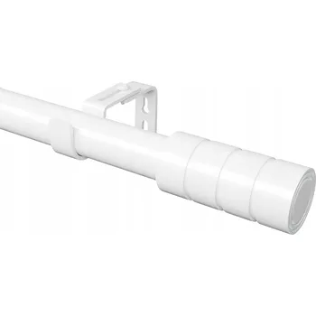 Tyč na sprchový závěs Rozpěrná sprchová tyč Venwemong 90-175 x 25 mm bílá