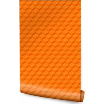 Fototapeta Tapeta Pro Děti LEGO Kostky Oranžové Vzory