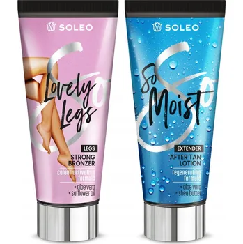 Péče o nohy SOLEO LOVELY LEGS 135ml SILNÝ BRONZER NA NOHY + BALZÁM PO OPALOVÁNÍ 15