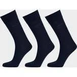 PONOŽKY GANT MERCERIZED COTTON SOCKS 3-PACK MARINE