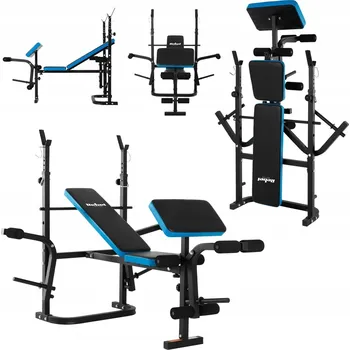 Posilovací lavice Nastavitelná tréninková lavice Rebel