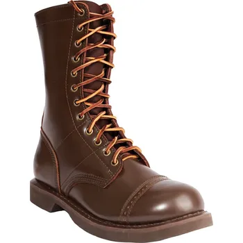 Těžké boty Boty JUMP 10" kožené HNĚDÉ vel. US 9 (Boty JUMP 10" kožené HNĚDÉ vel. US 9)