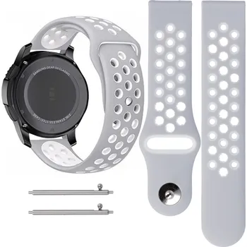 Řemínek na hodinky Řemínek Aristex pro Samsung 20mm šedý