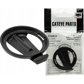 Cyklosvítilna Držák klip spona pro světlo Cateye Wearable X, na oblečení, poutka