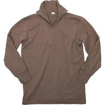 Pánské tričko Triko BW TROPEN s rolákem na zip HNĚDÉ použité vel. 50/44 (Triko BW TROPEN s rolákem na zip HNĚDÉ použité vel. 50/44)