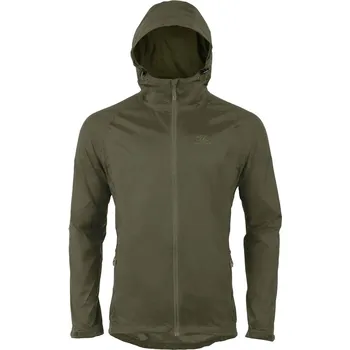 Pánská větrovka Bunda STOW & GO voděodolná s kapucí skladná ZELENÁ vel. XXL (Bunda STOW & GO voděodolná s kapucí skladná ZELENÁ vel. XXL)