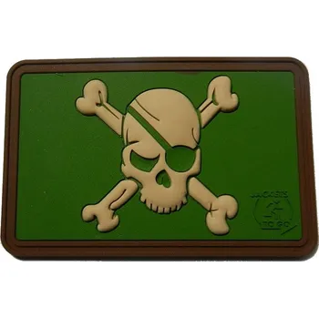 Nášivka Nášivka PIRÁT /LEBKA/ plast MULTICAM (Nášivka PIRÁT /LEBKA/ plast MULTICAM)