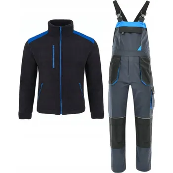 Pracovní obuv PRACOVNÍ ODĚV souprava ZAHRADNICKÉ KALHOTY + mikina FLEECE BOZP PEVNÉ rip-stop 48