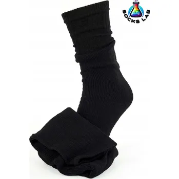 Pánské ponožky Socks Lab Ponožky Frotte Sport černé, velikost 43-46