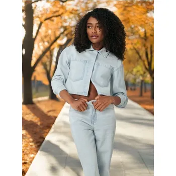 Dámská casual bunda Sinsay - Džínová bunda - modrá - 504CX-05J - 504CX-05J-XXL