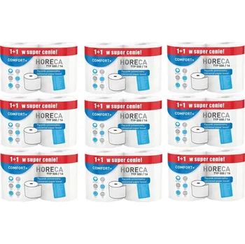 Papírový ručník PAPÍROVÉ UTĚRKY 2 VRSTVY CELULÓZA PEVNÉ HORECA COMFORT+ 1800M - 18 ROLÍ