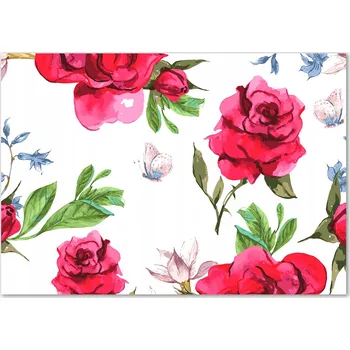 Obraz Skleněný panel 70 x 100 x 4 mm tvrzené sklo broušené červený