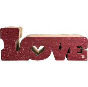 ŠKRABADLO PELÍŠEK PRO KOČKY Corko Premium LOVE škrabadlo pro kočky HYPOALERGENNÍ