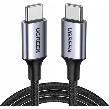 Datový kabel Kabel Ugreen USB typ C - USB typ C 2 m černý