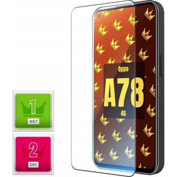 Tvrzené Sklo pro Oppo A78 4G (9H tvrdost, 2.5D ploché, ochranné, sklo)