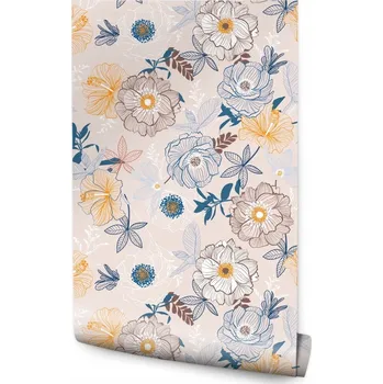 Fototapeta 10m TAPETA Jemné Barevné Květiny