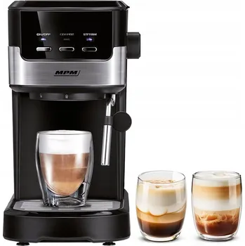 Příprava kávy Pákový tlakový kávovar MPM MKW-13M 1100 W czarny