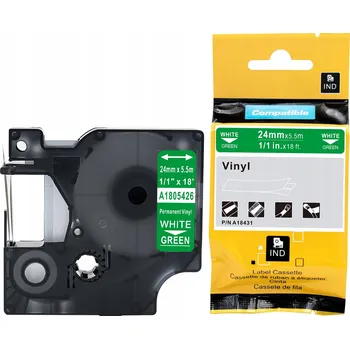 Pásek do tiskárny Vinylová páska Specmark pro DYMO RHINO 24mm Zelená 1805426