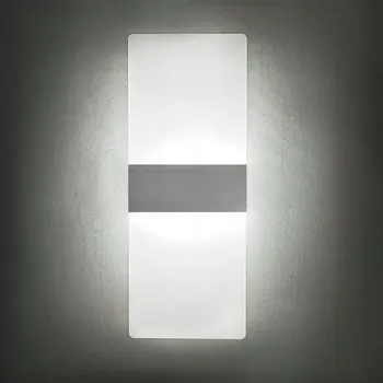 Nástěnné svítidlo LED nástěnné svítidlo vnitřní Akrylové nástěnné svítidlo vnitřní 12W 6000K BÍLÉ SVĚTLO