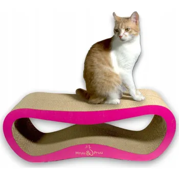 Nízké škrabadlo, pelíšek, škrabací podložky Mruu&Pruu do 60 cm