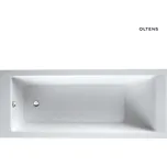 Oltens Langfoss obdélníková vana 140 x 70 cm, akrylátová, lesklá bílá 10001000