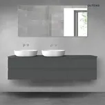 Oltens Vernal sada koupelnového nábytku 180 cm s horní deskou, matná grafitová 68588400