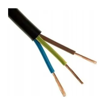 elektrický kabel OMY 3x1,5 Černý kabel, lanko OMY3x1,5 NKT ZAMEL ELEKTROKABEL