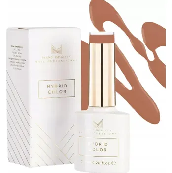 Lak na nehty REZAVĚ HNĚDÝ HYBRIDNÍ LAK | 804 CINNAMON | HYBRID COLOR | UV