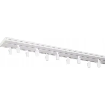 Obraz STROPNÍ LIŠTA GARNÝŽ PVC DVOUDRÁŽKOVÁ 120 CM