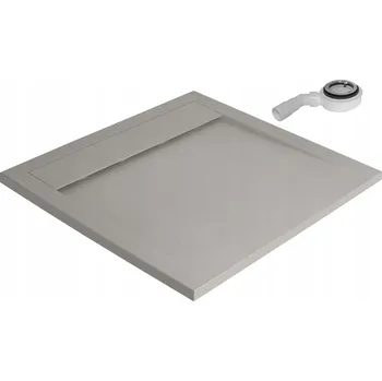 Sprchová vanička Čtvercová sprchová vanička Teos C Cemento 100x100 Sifon RADAWAY