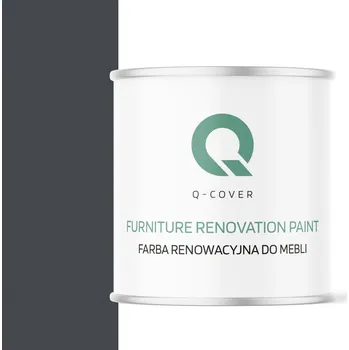 Lak na dřevo Barva barva Q-COVER na dřevo a nábytek RAL7024 polomatná 2,5 l