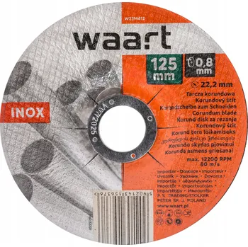 Řezný kotouč Korundový řezný kotouč 125 x 0,8 x 22,2 mm, pro nerezovou ocel (Inox)